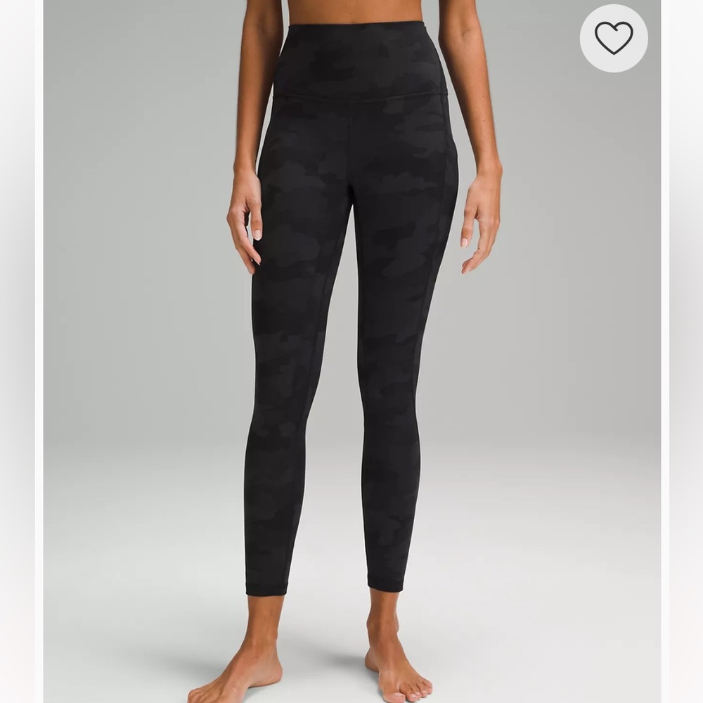 LULULEMON ALIGN HIGH RISE WITH POCKETS 25” CAMO